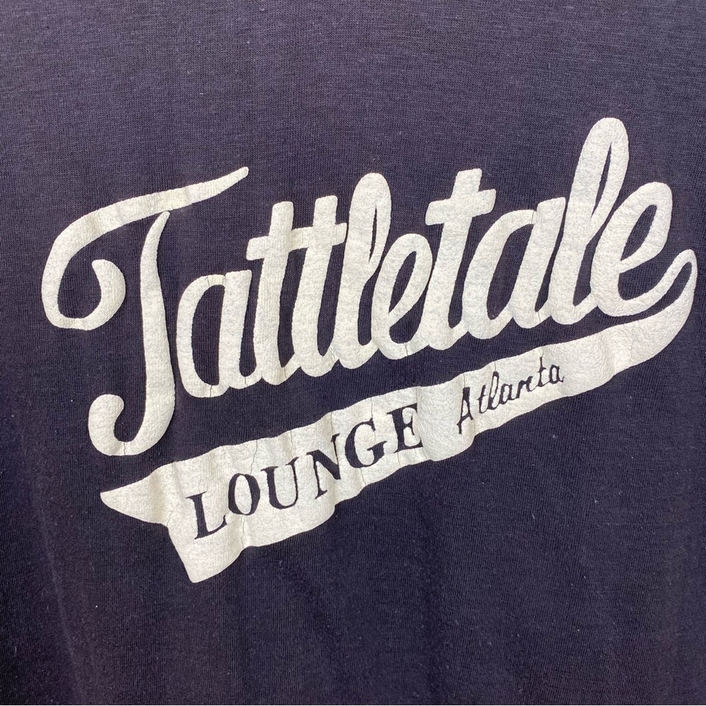 Sneakers Vintage Single Stitch Tee Shirt Tattletale Lounge Atlanta XL (46-48) - Picture 3 of 13